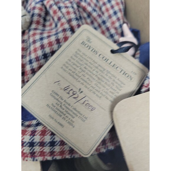 Boyds Bears Yesterdays Child Doll Allison #4592 / 5000 Birdwatching w/COA 1999 - Picture 4 of 16